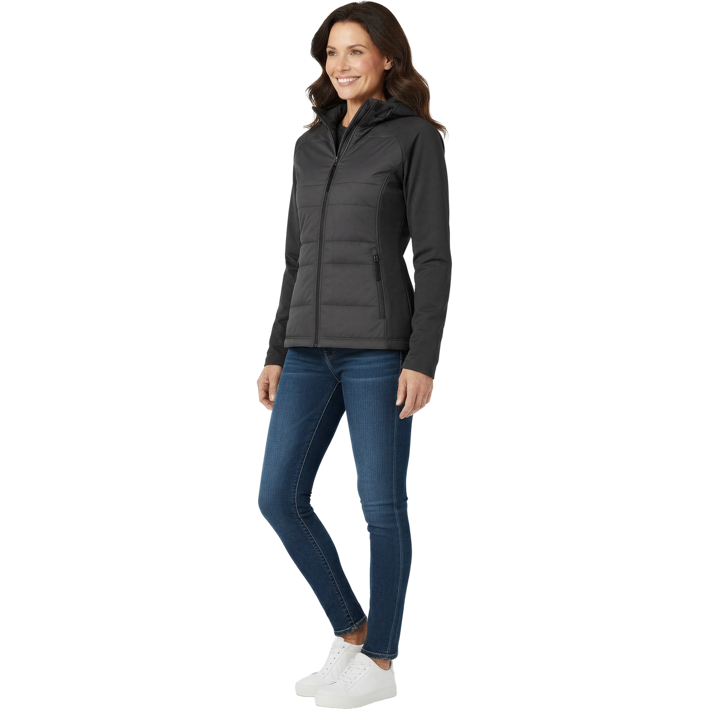 Merill Hybrid Jacket Dam Black