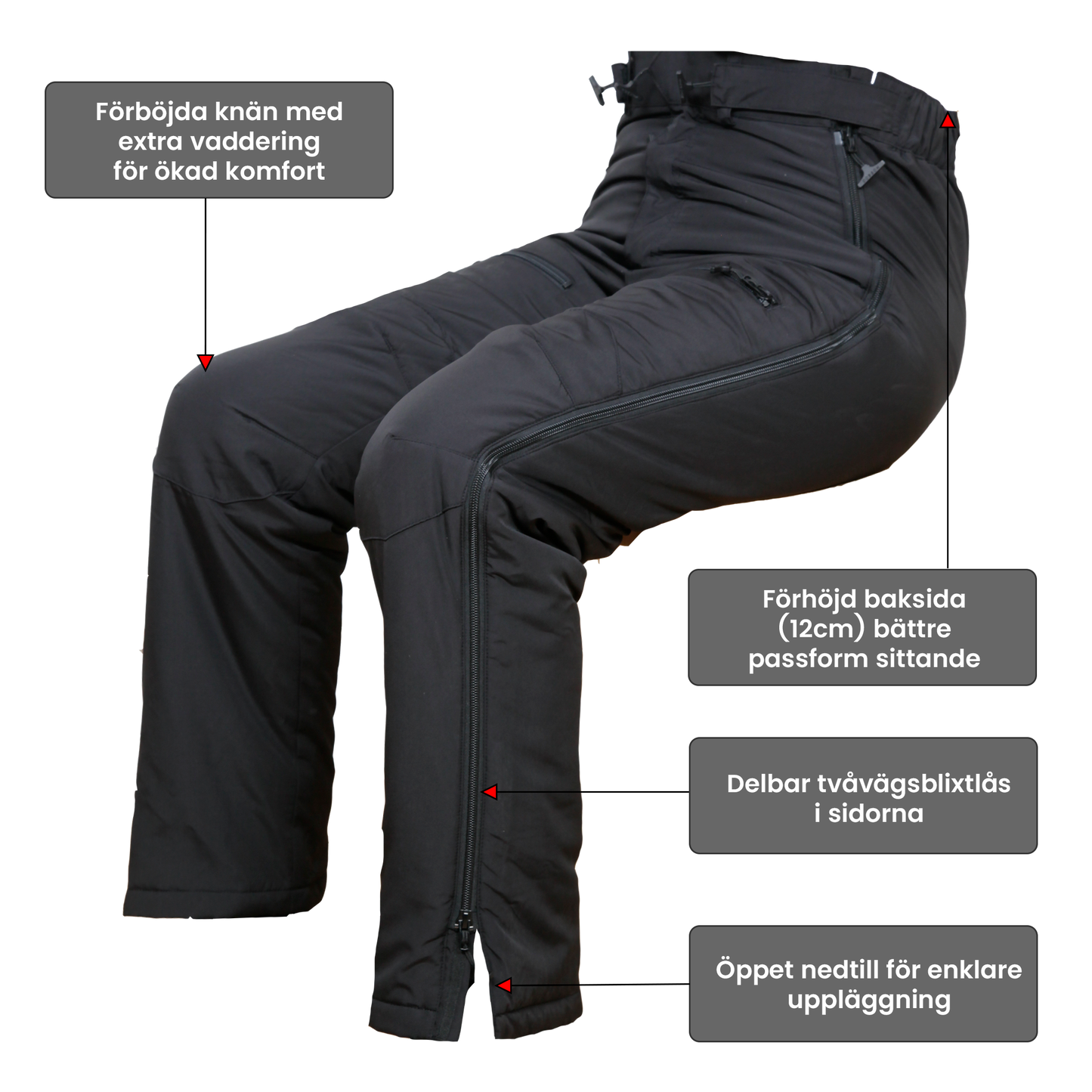 Comfort Cover Bukser Dame Svart