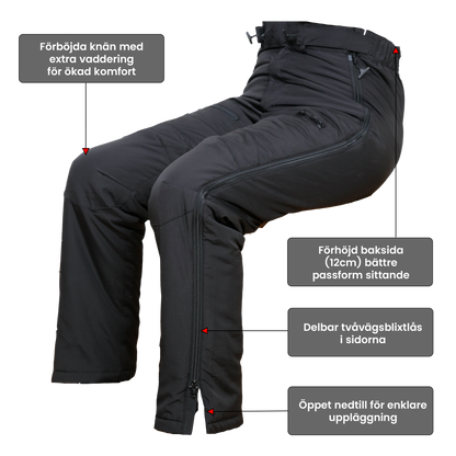 Comfort Cover Bukser Dame Svart